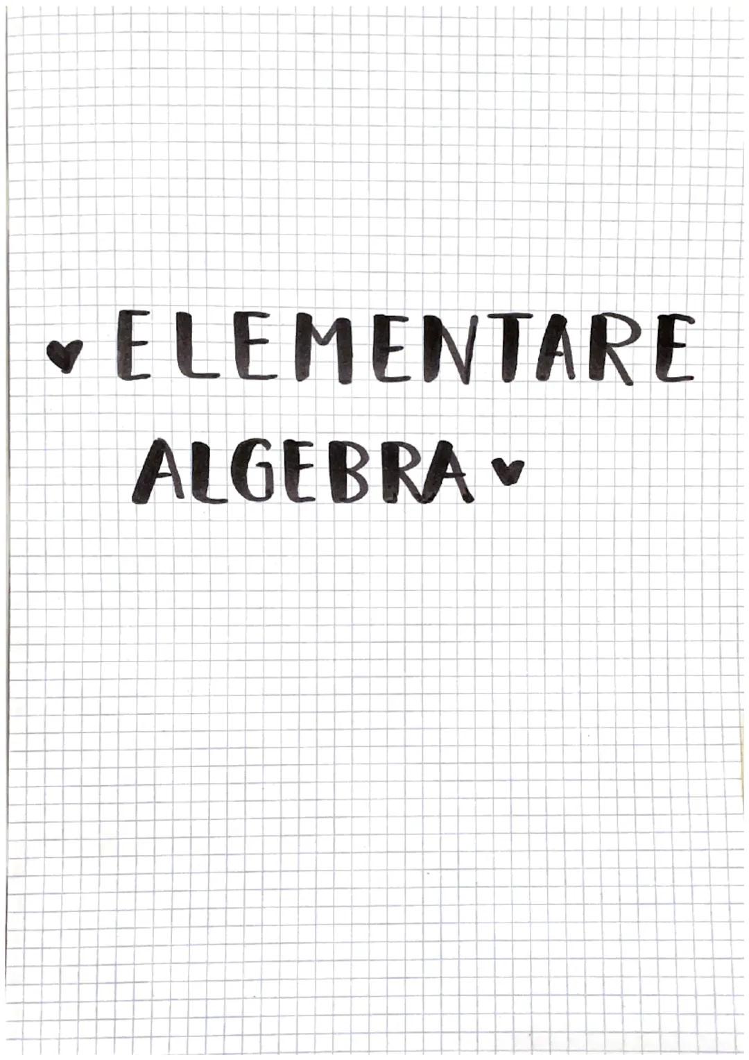 - ELEMENTARE
ALGEBRA # 1. Lernsession am 14.3.2023

# GRUNDBEGRIFFE

Term = ist sinnvoller, mathematischer Ausdruck (aus klammern, zahlen, v