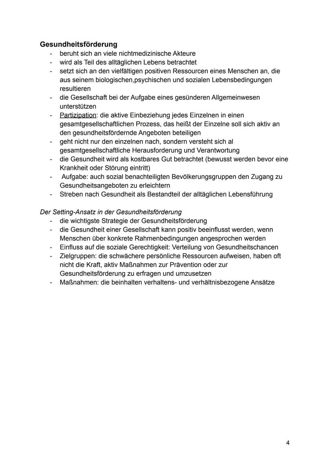 Hisjona B.
Lernzettel GEW
ABITUR 2022 Gesundheit als gesellschaftliche Aufgabe
Prävention und Gesundheitsförderung*
Verdauungssystem und Sto
