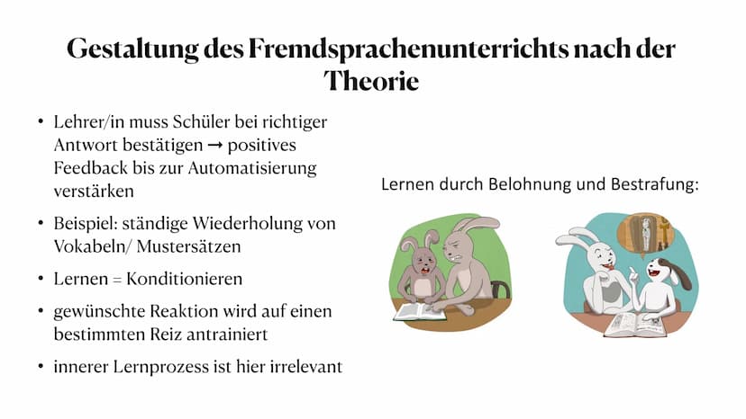 Behaviorismus
Theorie zum Spracherwerb
Jasmina Plum, 01.06.2023 ●
●
die Vertreter der Theorie
• Behaviorismus - Was ist das eigentlich?
Besp