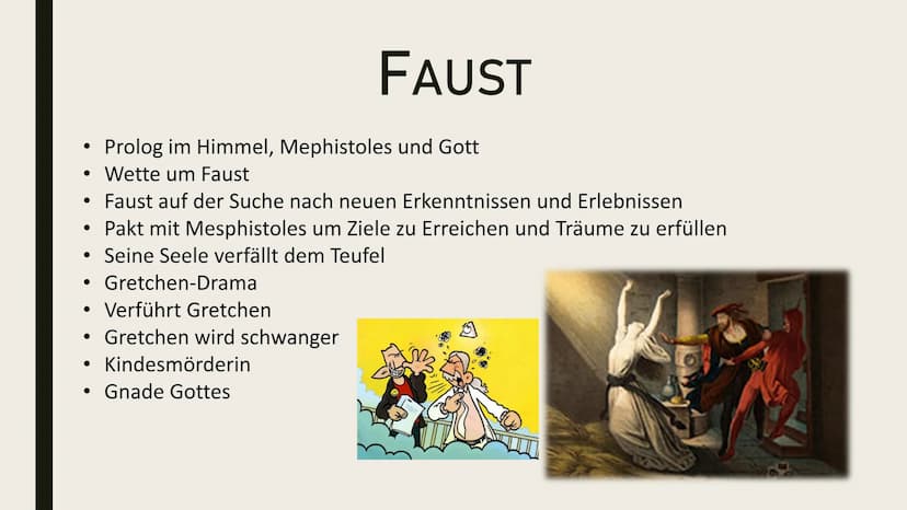 „Nun sag, wie hast du's mit der Religion?
Du bist ein herzlich guter Mann, allein ich glaub, du hältst nicht viel davon." frems
Zeigen sie a