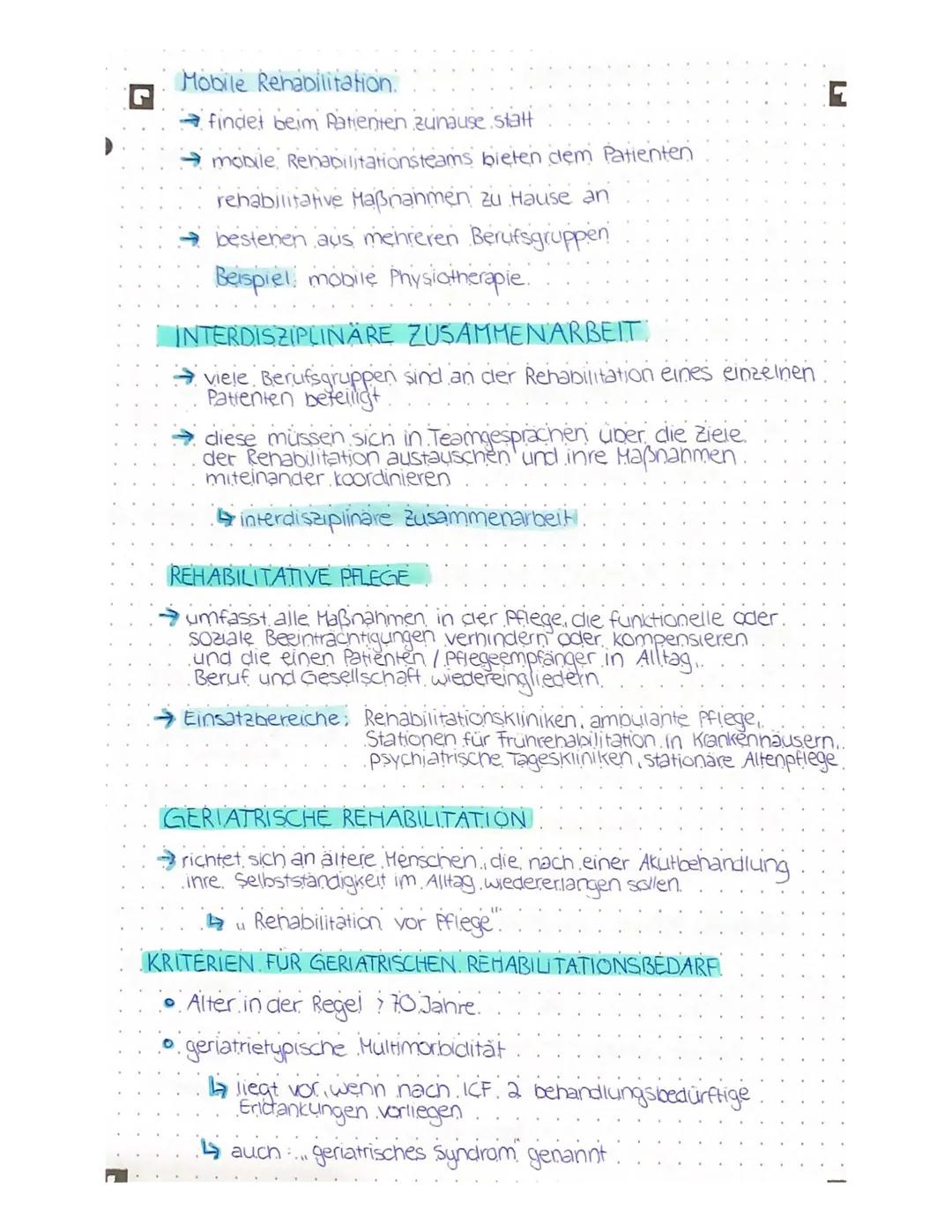 REHAD
DEHADILITATION
ON
JALTADILTIZATTUIN
FORMEN DER REHABILITATION
Medizinische Rehabilitation
→ die Behandlung gesundheitlicher Schadigung