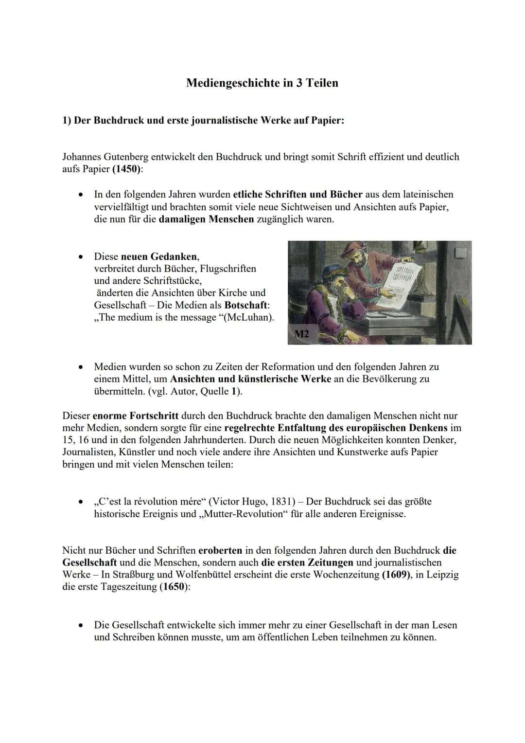 Deutsch - Q1b
Barne Koep
Medien und Realität - Medienkritik
Was sind Medien ? - Mediengeschichte - Buch, Seite 492
Jochen Hörisch, Mediendef