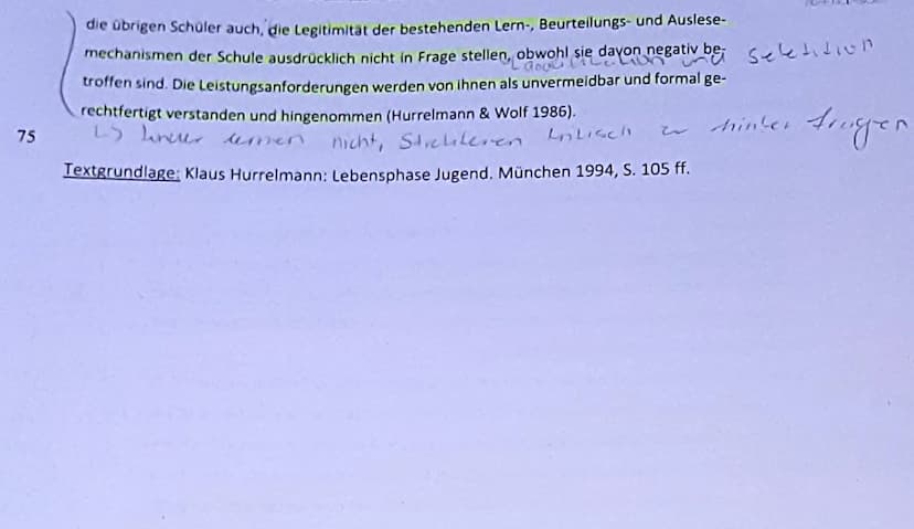 Pädagogiti tilausur er.2
Doci dem
Bei dem corlicy endem Sachtest handelt
es sich um din Text, Schule heute.
aus dem Blitikinkel der Sozialis