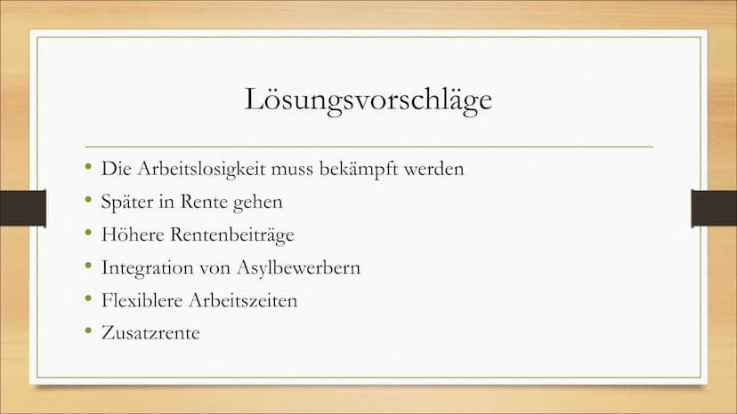 Das deutsche gesetzliche
Rentensystem
Warum es zu scheitern droht • Was ist die gesetzliche Rentenversicherung?
• Warum ist es ein politisch