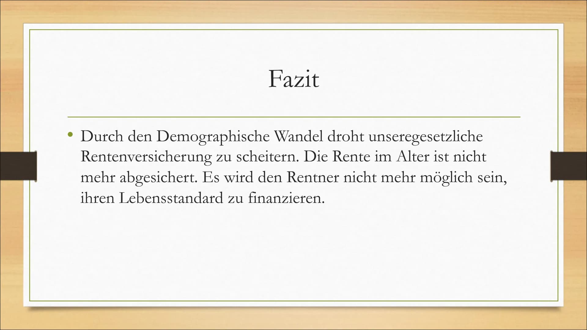 Das deutsche gesetzliche
Rentensystem
Warum es zu scheitern droht • Was ist die gesetzliche Rentenversicherung?
• Warum ist es ein politisch