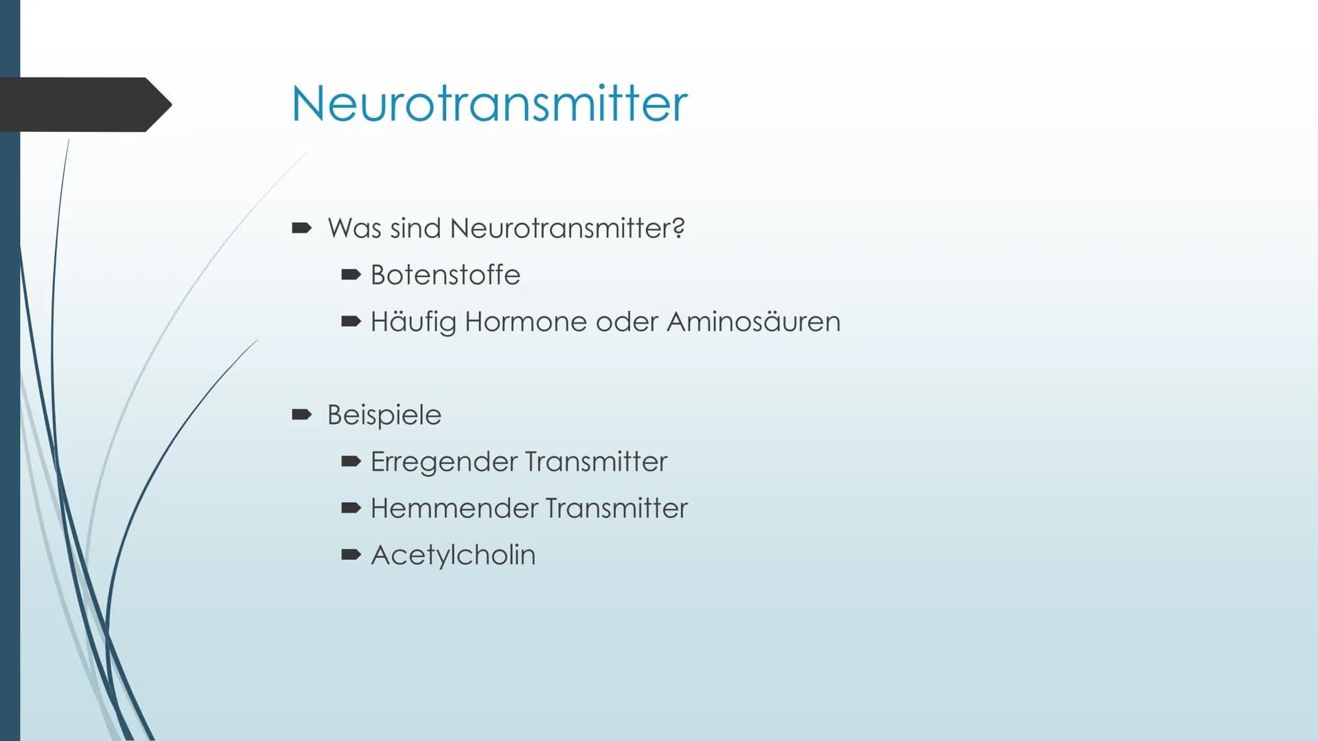 Vorgänge an der Synapse
Neurobiologie Referat von Anna Marjanovic Inhaltsverzeichnis
Wiederholung: Synapsenaufbau
Aufgaben der Bestandteile
