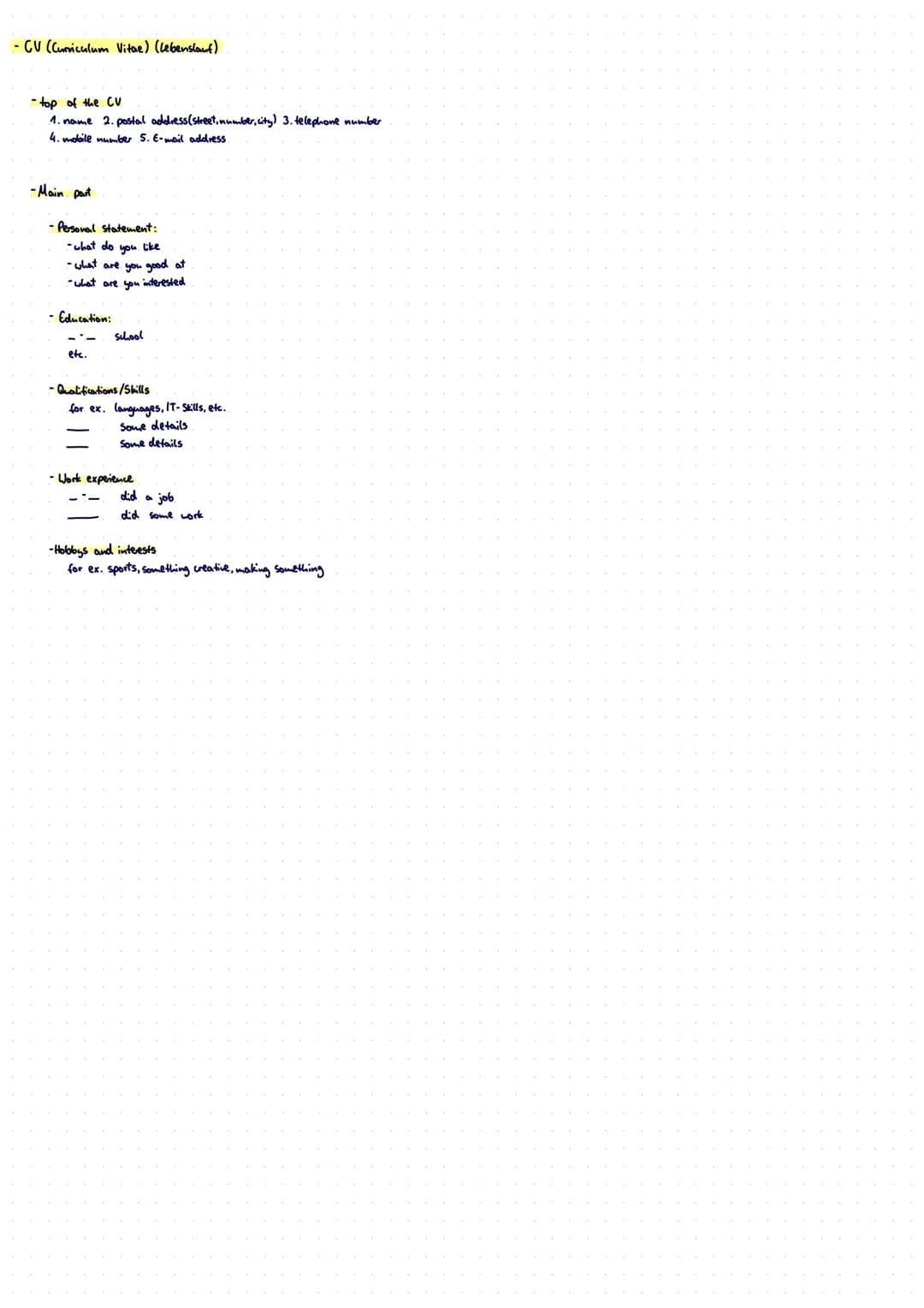 Bewerbung & Lebenslauf
- a letter of application (Bewerbung) https://youtu.be/mw3ALBI4TZA
Contact Name
Name of Company
Street Address
City, 
