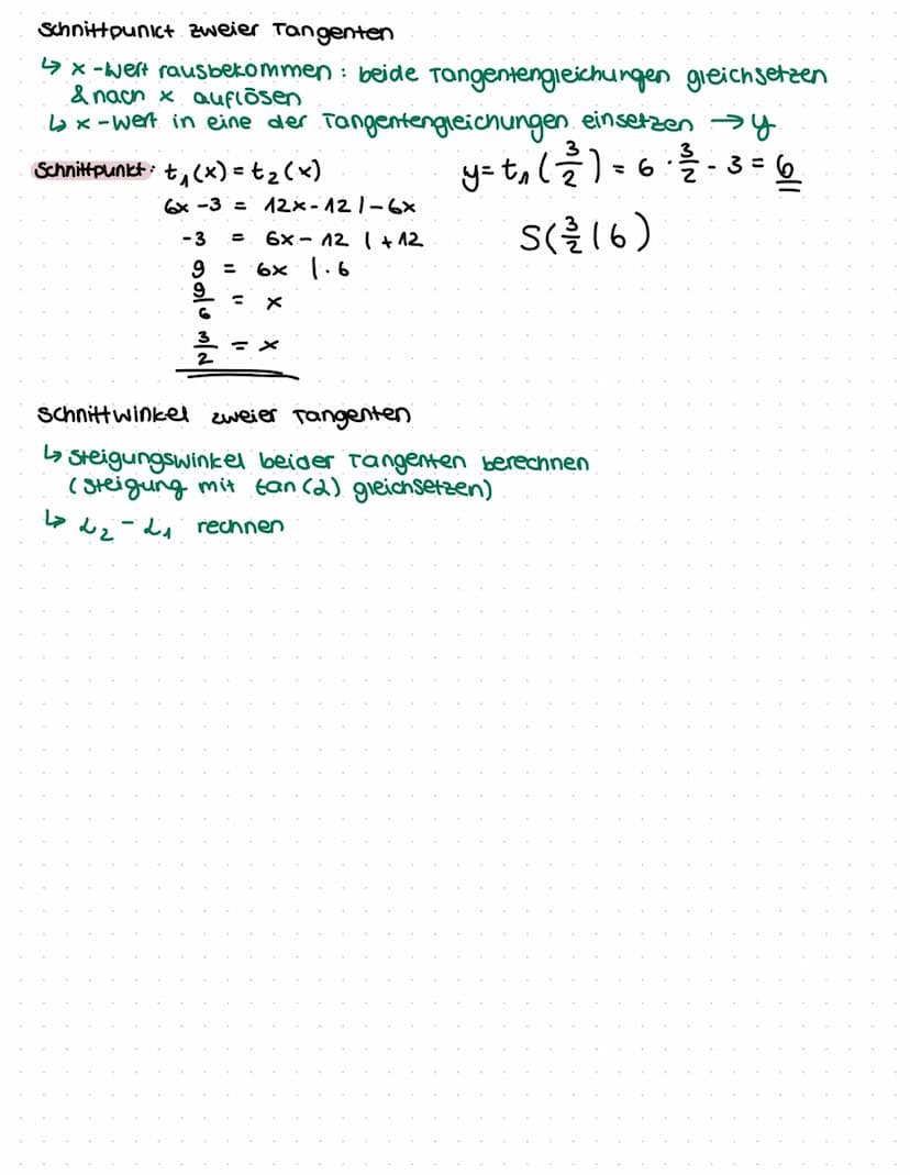 1. Ableitungsregein
MATHE-KLASSENARBEIT
Differenzialrechnung, Ableitungen, Tangente, Normale
Potenzregel: f(x) = xn
f'(x)=n·x^-^
Faktorregel