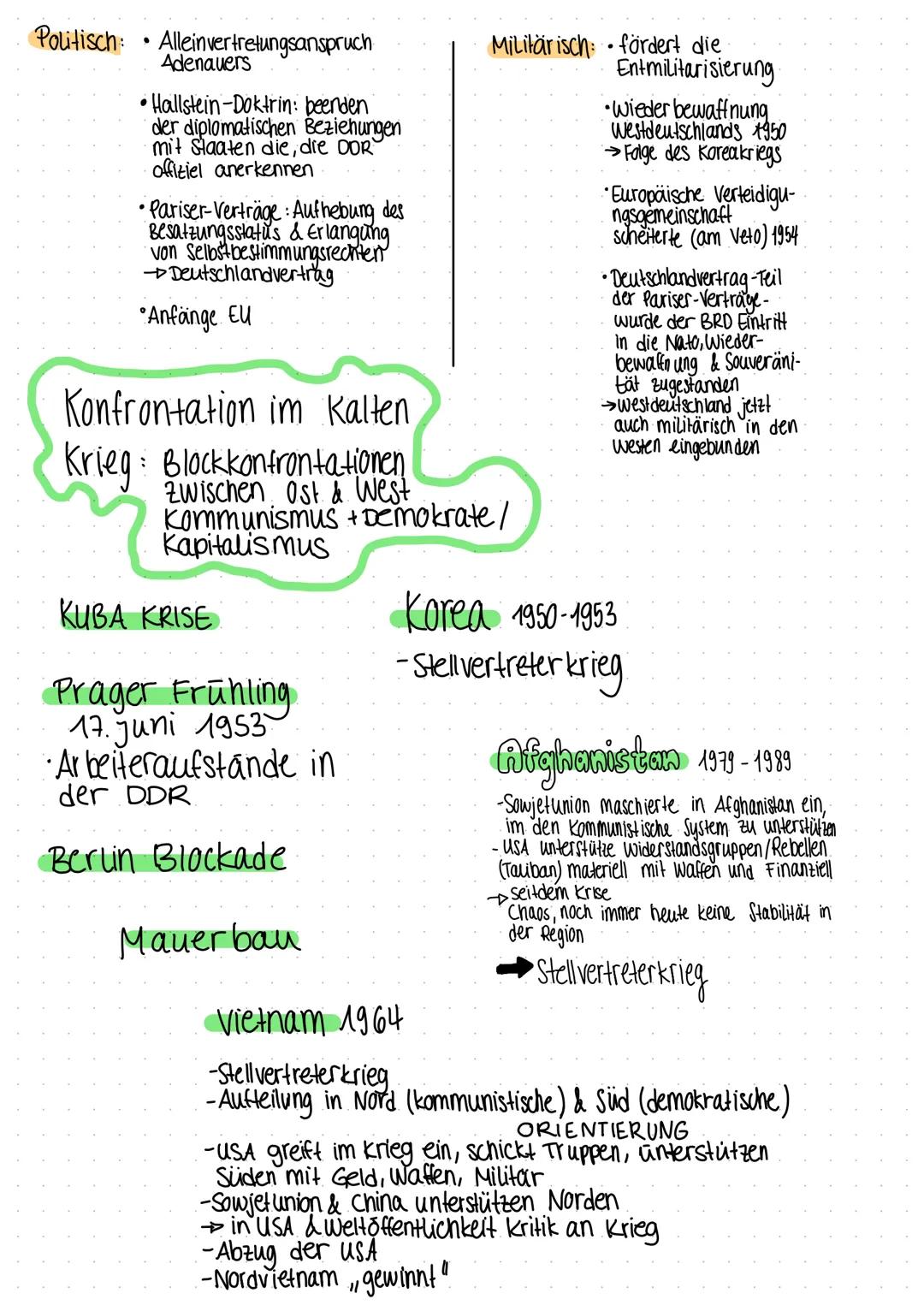 # Ost-West-Konflikt

2 Mächte aber nur eine Welt:

-Westblock Welt.

USA
bipolare Sowjetunion
=Ostblock

Kommunismus
3
Kapitalismus.
3
Eiser