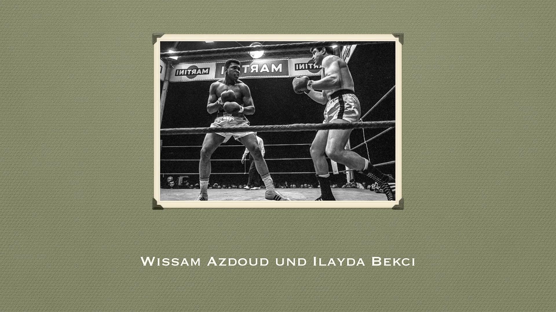 MOHAMMED ALI
WESHALB IST ALI EINER DER
BEKANNTESTEN SPORTLER UND
AKTIVISTEN? ●
99
Geburtsname: Cassius Clay
*17.01.1942, Kentucky USA
• +03.