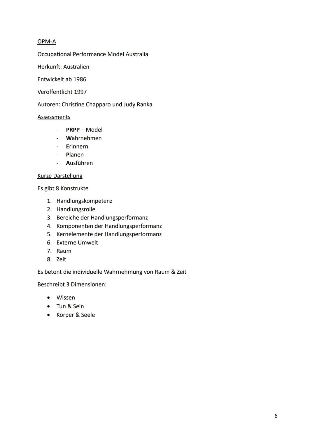 Grundlagen der Ergotherapie
Modelle im Überblick
CMOP-E
Canadian Model of Occupational Performance and Engagement
Herkunft: Kanada
1. Versio