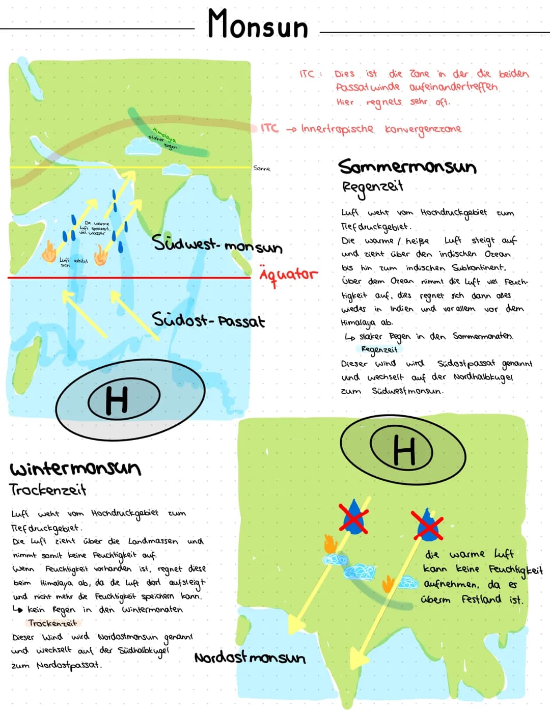 Passatwinde und Monsun erklärt für Kinder: Welche es gibt, Auswirkungen und mehr