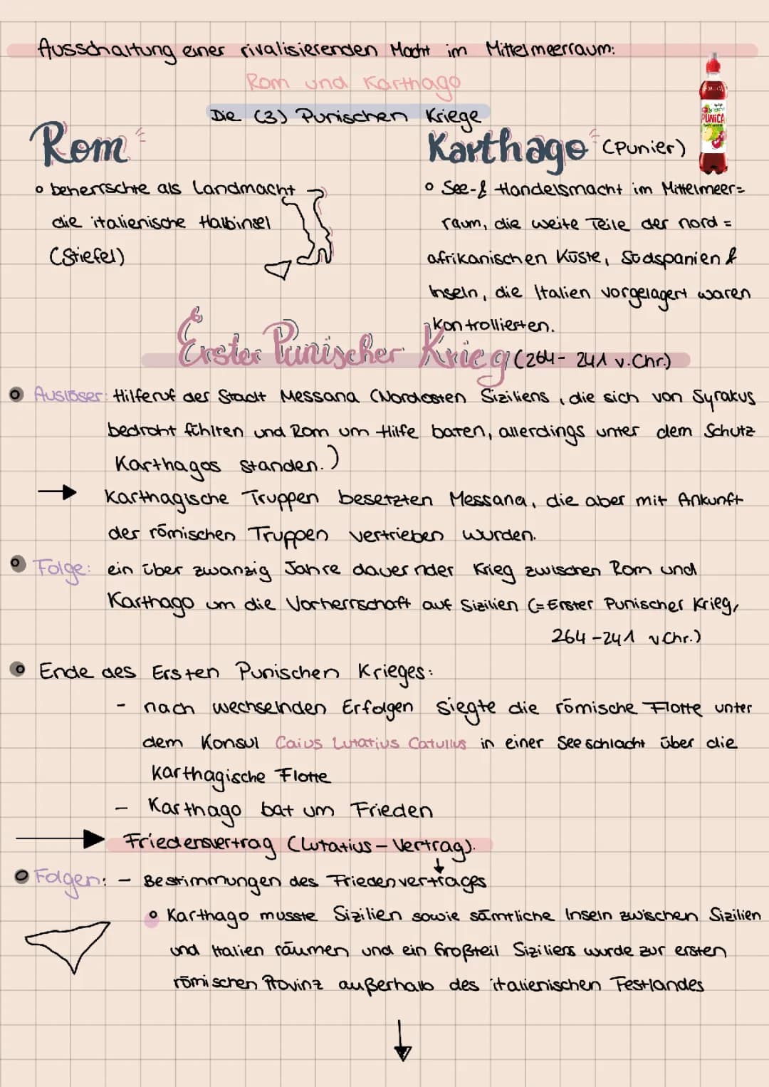 Die Punischen Kriege für Kinder erklärt: Zusammenfassungen & Hannibal
