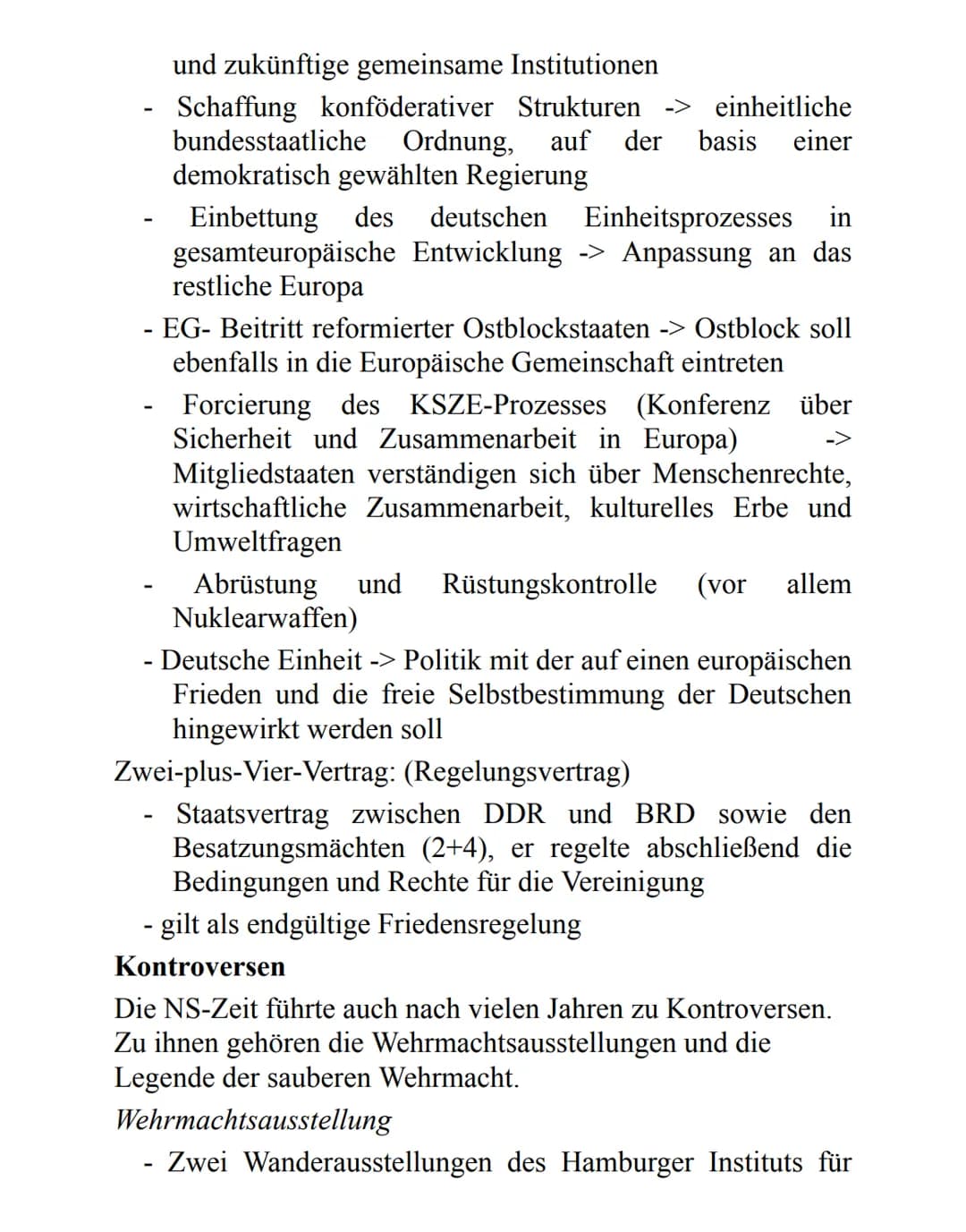 Geschichte Handout
Auseinandersetzung und Umgang mit der NS-Vergangenheit in der DDR und BRD bis heute
Deutschland nach 1945
Zerstörung von 