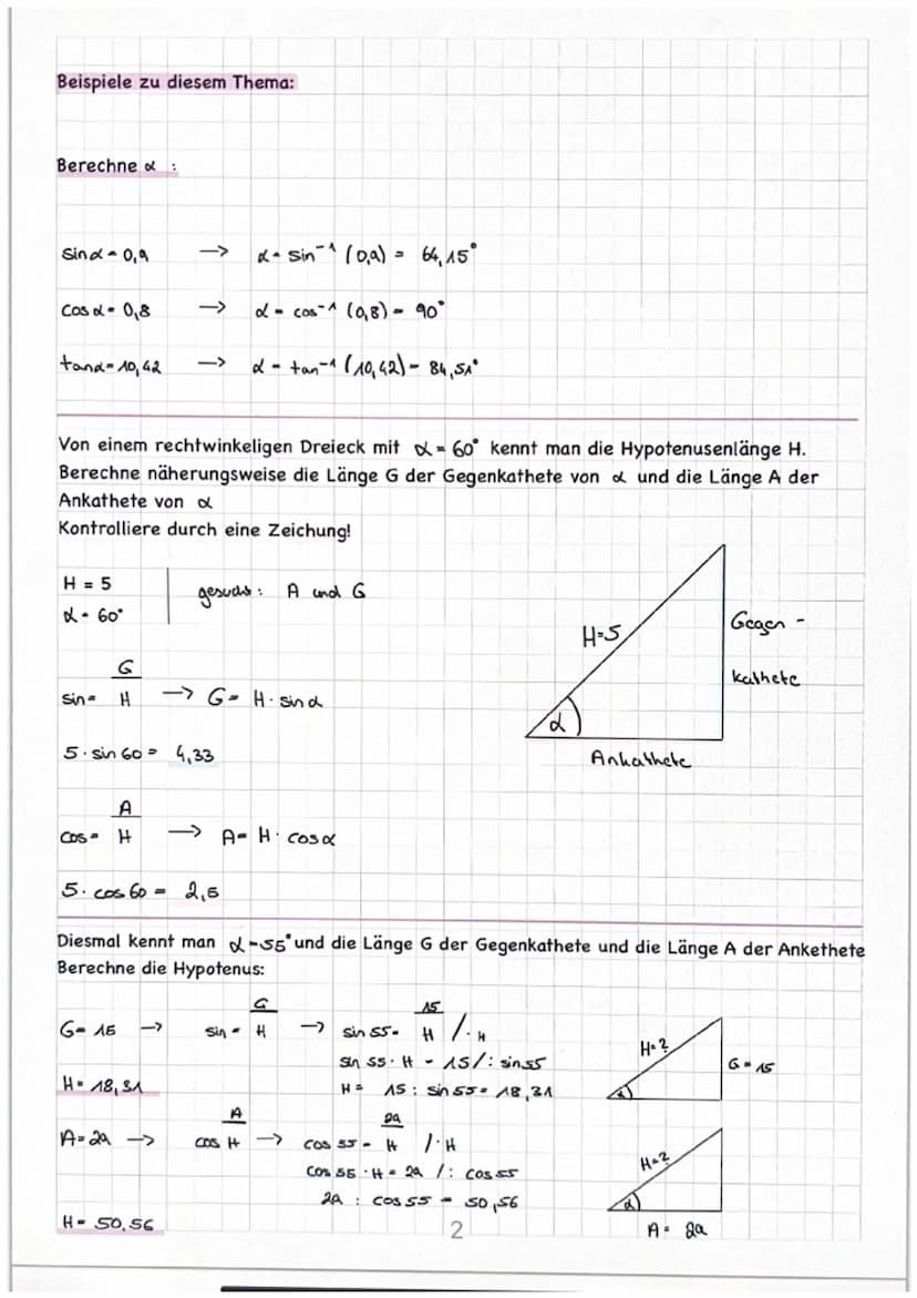 Diren Y.
FORMEL:
sind=
cosd=
fand=
Abkürzung:
TRIGONOMETRIE - ZUSAMMENFASSUNG
Gegenkathete von
Hypotenuse
Ankathete von
Hypotenuse
Das heißt