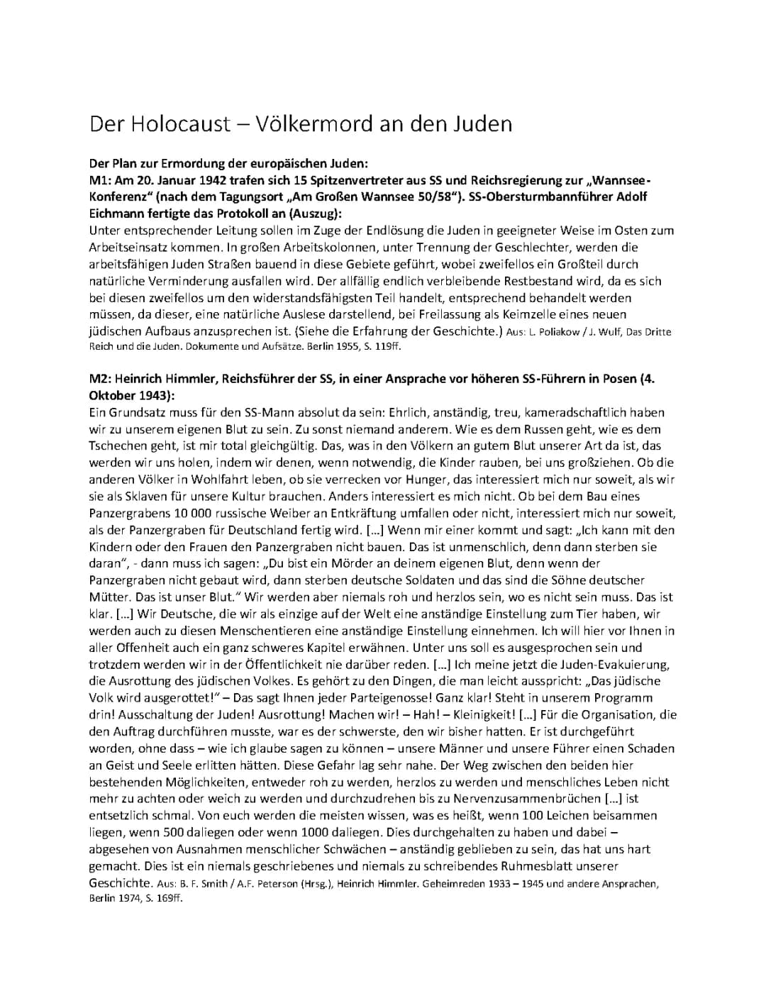 Der Holocaust