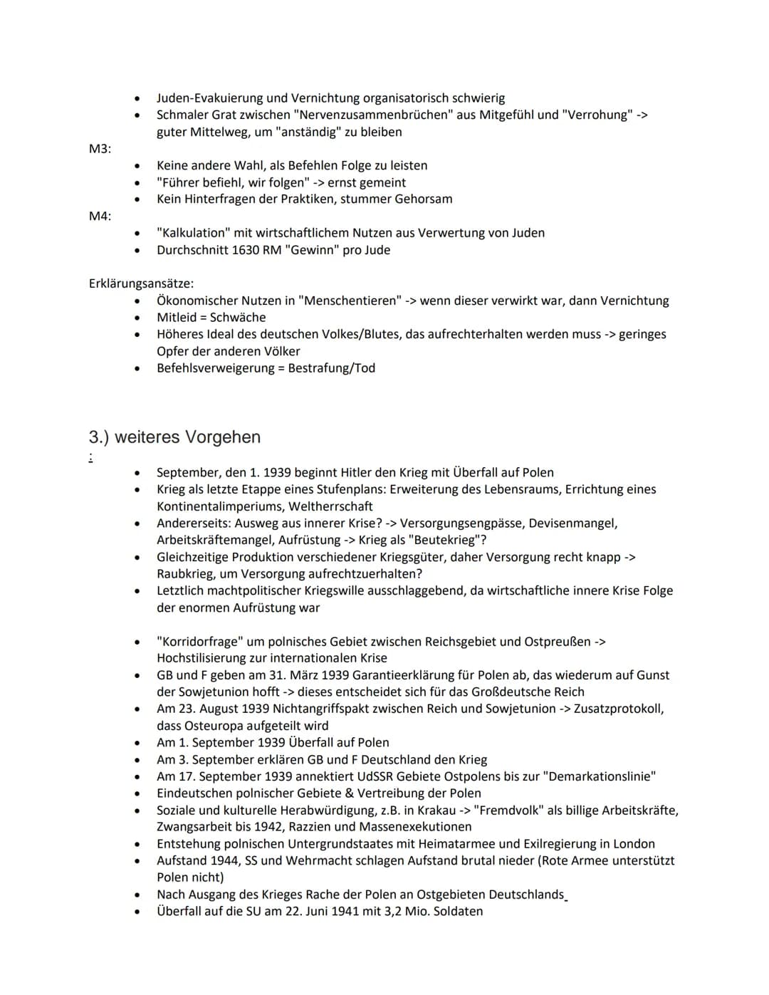 Der Holocaust - Völkermord an den Juden
Der Plan zur Ermordung der europäischen Juden:
M1: Am 20. Januar 1942 trafen sich 15 Spitzenvertrete