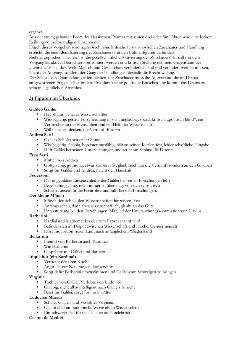 
<h2 id="kapitel1">Kapitel 1</h2>
<p>Das Thema des Stücks "Das Leben des Galilei" ist das aufklärerische Denken und die Neugier auf neue Ent