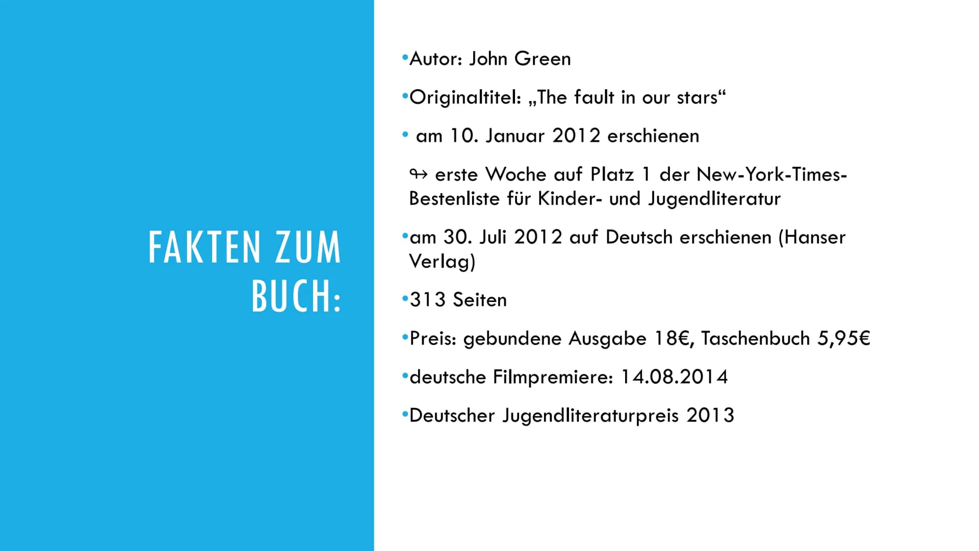 Reihe Hanser
JOHN GREEN
DAS SCHICKSAL
IST EIN MIESER
VERRATER
ROMAN
SPIEGEL
Bestseller
Jetzt im Taschenbuch
dtv
DAS SCHICKSAL IST EIN MIESER