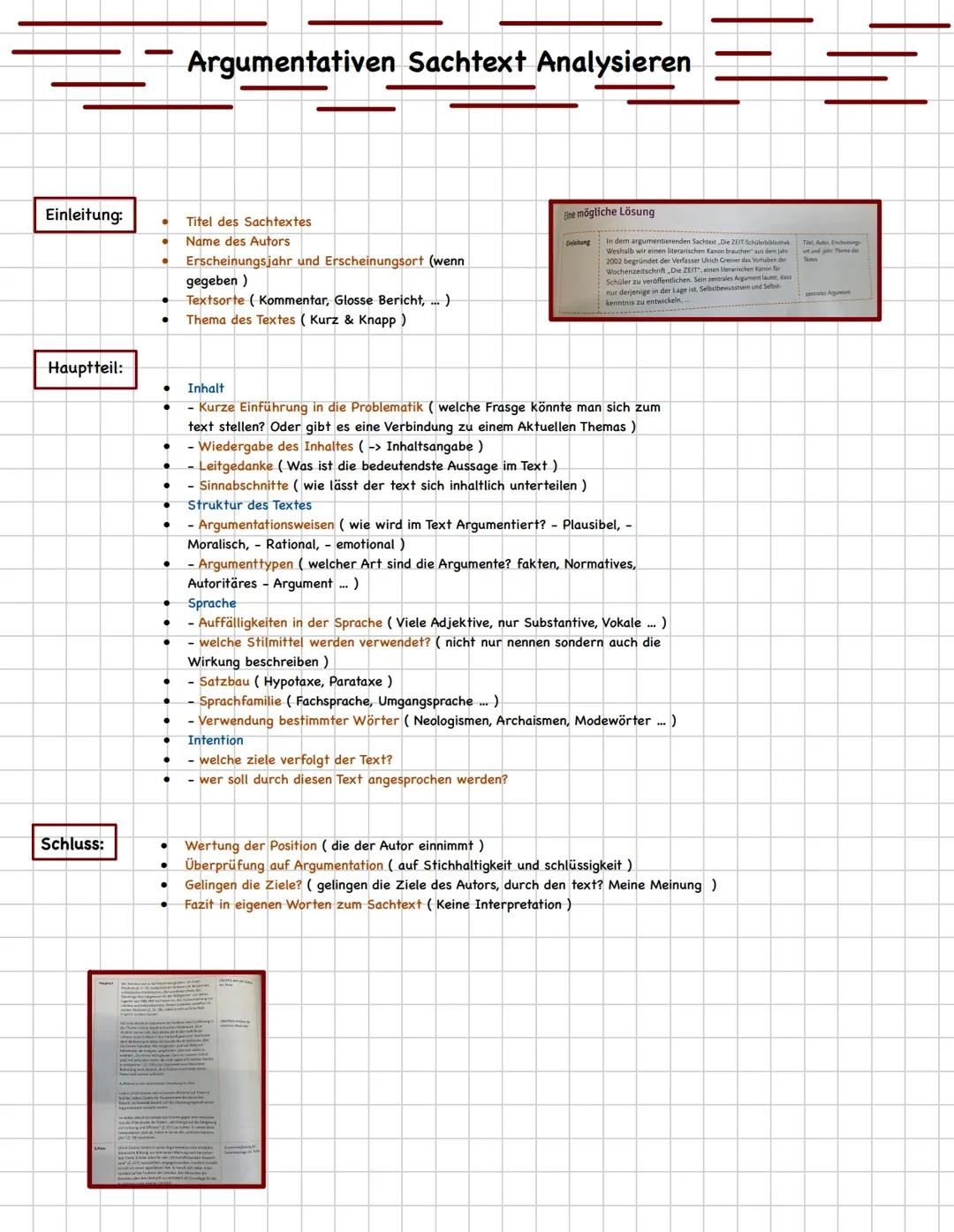 Argumentativen Sachtext Analysieren 