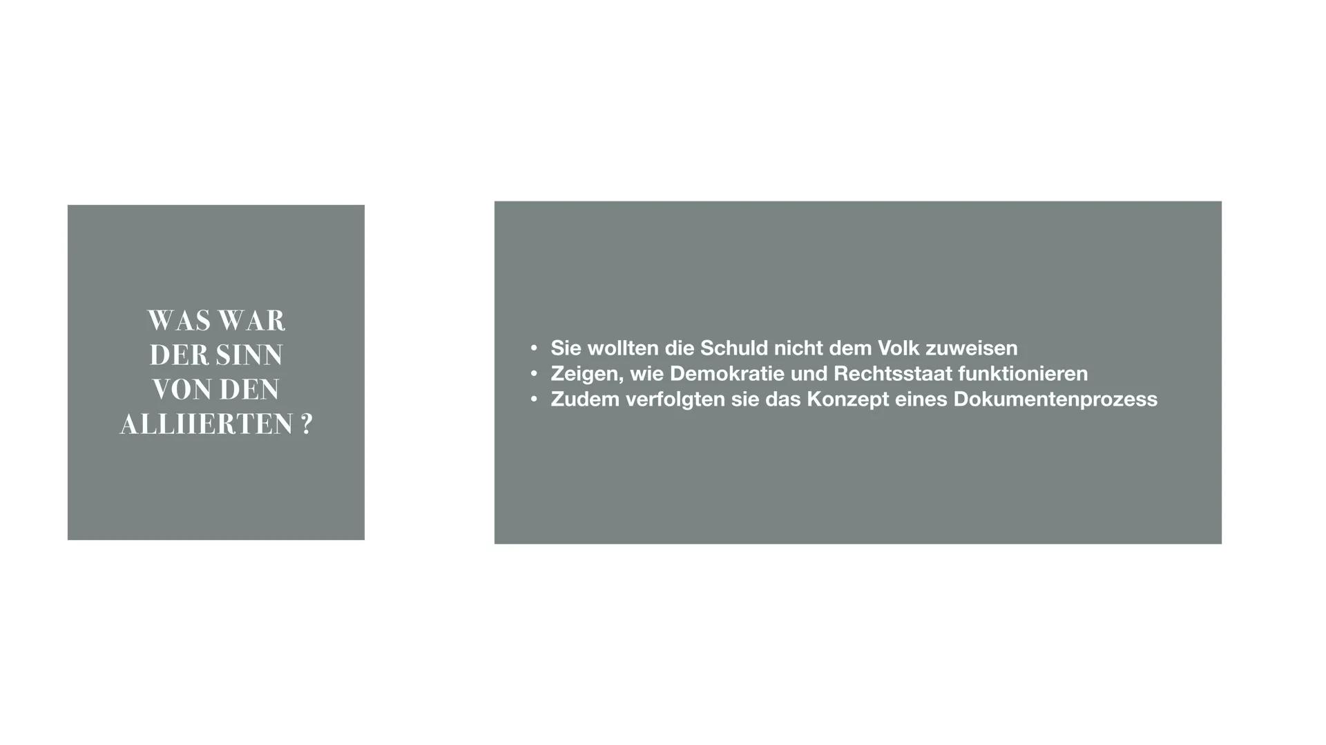 DIE NÜRNBERGER PROZESSE
&
ENTNAZIFIZIERUNG GLIEDERUNG
Nürnberger Prozesse
• Was und warum?
• Hautprozess
• Urteil
• Nachfolgeprozesse
Ärztep