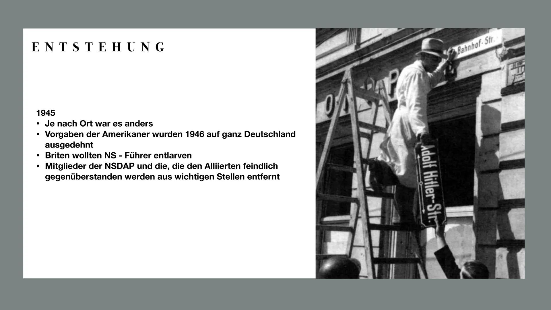 DIE NÜRNBERGER PROZESSE
&
ENTNAZIFIZIERUNG GLIEDERUNG
Nürnberger Prozesse
• Was und warum?
• Hautprozess
• Urteil
• Nachfolgeprozesse
Ärztep