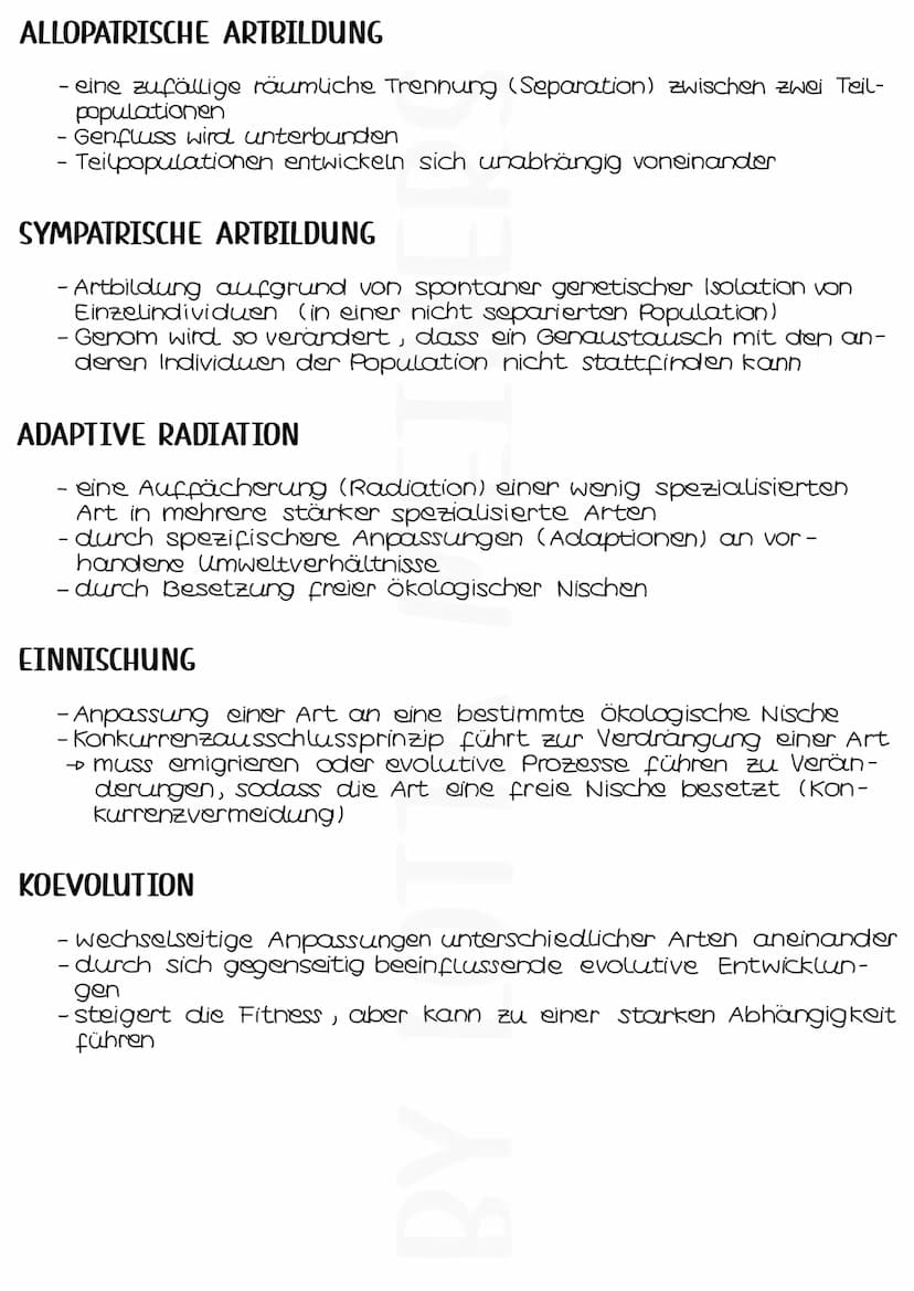 Artbegriff & Artbildung
MORPHOLOGISCHER ARTBEGRIFF
- Artdefinition nach Aussehen
- betrachtet werden äußere (morphologische) Merkmale
→ Z.B.