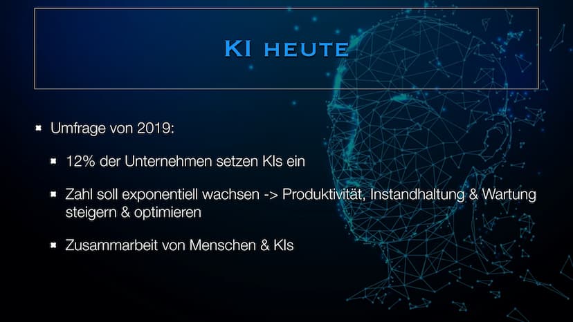 KÜNSTLICHE INTELLIGENZ
BY X & Y DEFINITION
Künstliche Intelligenz (KI), auch artifizielle Intelligenz (Al bzw.
A. I.), englisch artificial i