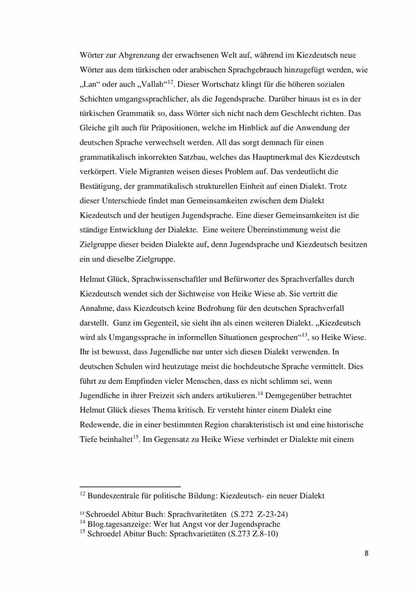 Bertha von Suttner Gesamtschule
Jugendsprache, ihre Entwicklung und Bedeutung, sowie die unterschiedliche
Auffassung dreier Generationen daz
