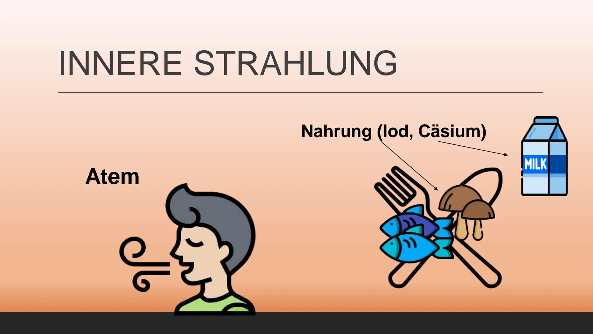 Radioakt
IM
ALLTAG INHALT
Seite 1: Definition
Seite 2: Äußere Strahlung
Seite 3: Innere Strahlung
Seite 4: Folgen von Strahlung in unserem K