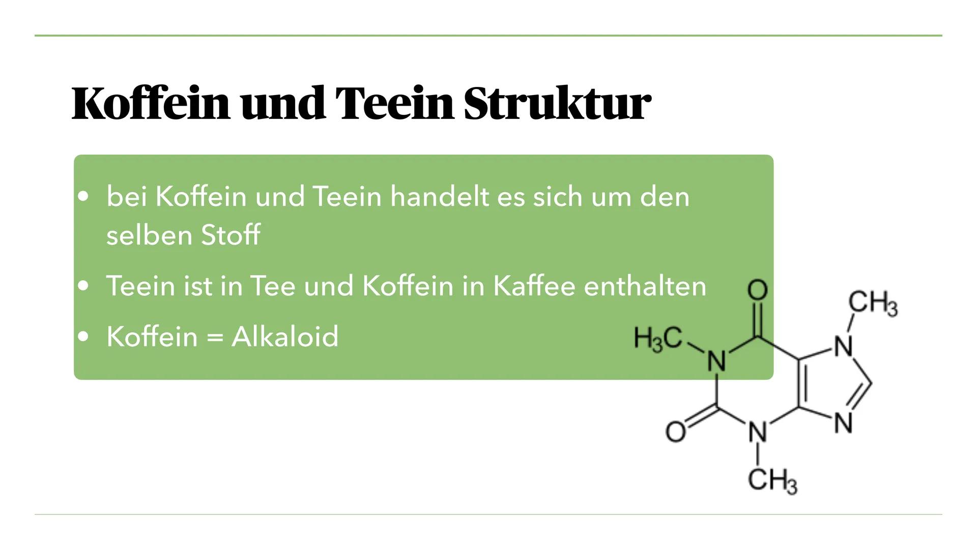 VON MIRA K. UND JULIA S.
Nikotin, Koffein, Teein
und seine Wirkung Inhalt I.
I. Nikotin
1. Was ist Nikotin?
2. Anwendung als Genussdroge
3. 