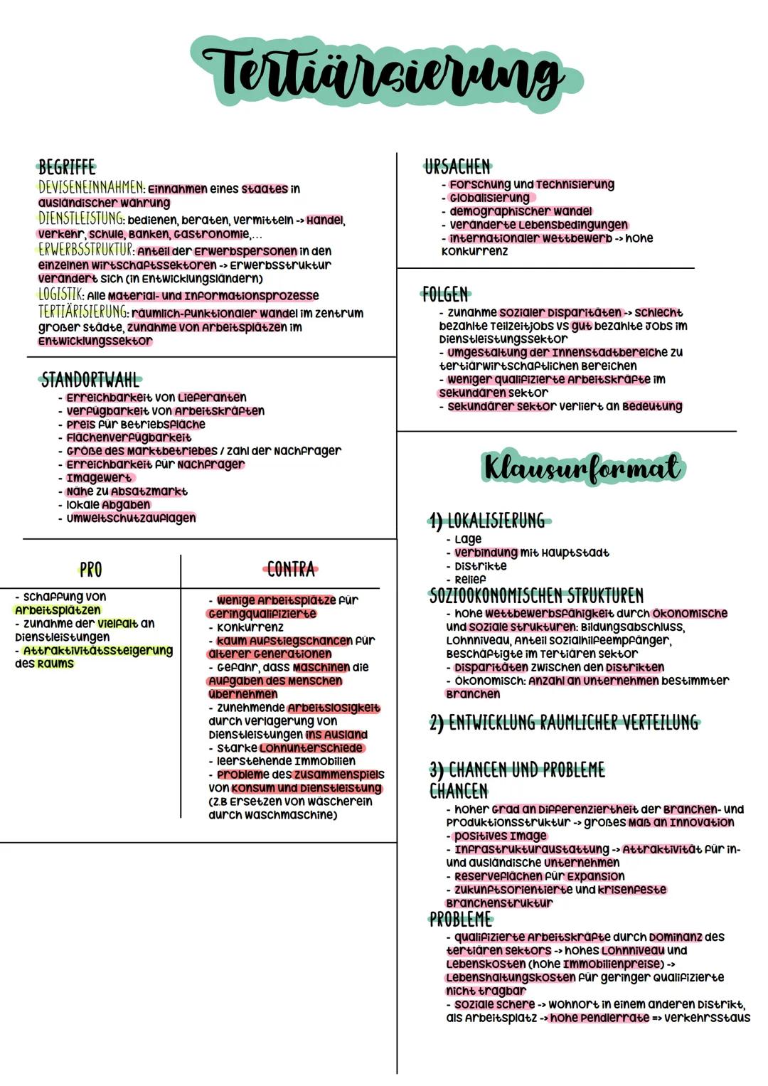 Erdkunde Abitur
2023 Bedeutungswandel von
Standortfaktoren
GRUNDE/URSACHEN:
- die Ansprüche des Marktes
- die produktionsstrukturen
- das ko