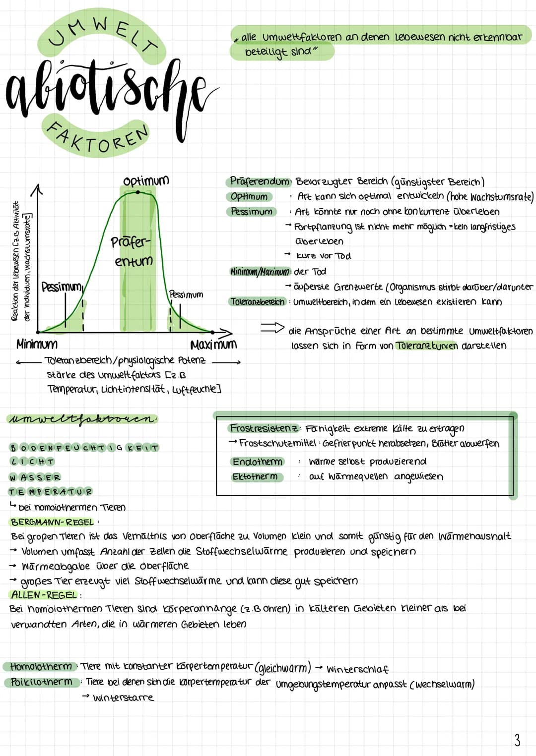 Abitur lernzettel.
biologie
ÖKOLOGIE
DEFINITIONEN:
„Okologie ist die Wissenschaft der Beziehungen des Organismus zur umgebenden Umwelt
das Ö