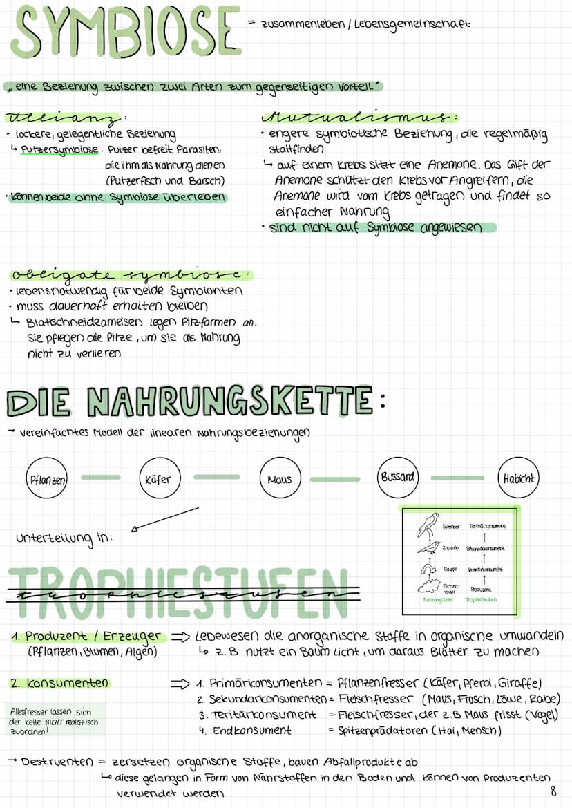 Abitur lernzettel.
biologie
ÖKOLOGIE
DEFINITIONEN:
„Okologie ist die Wissenschaft der Beziehungen des Organismus zur umgebenden Umwelt
das Ö