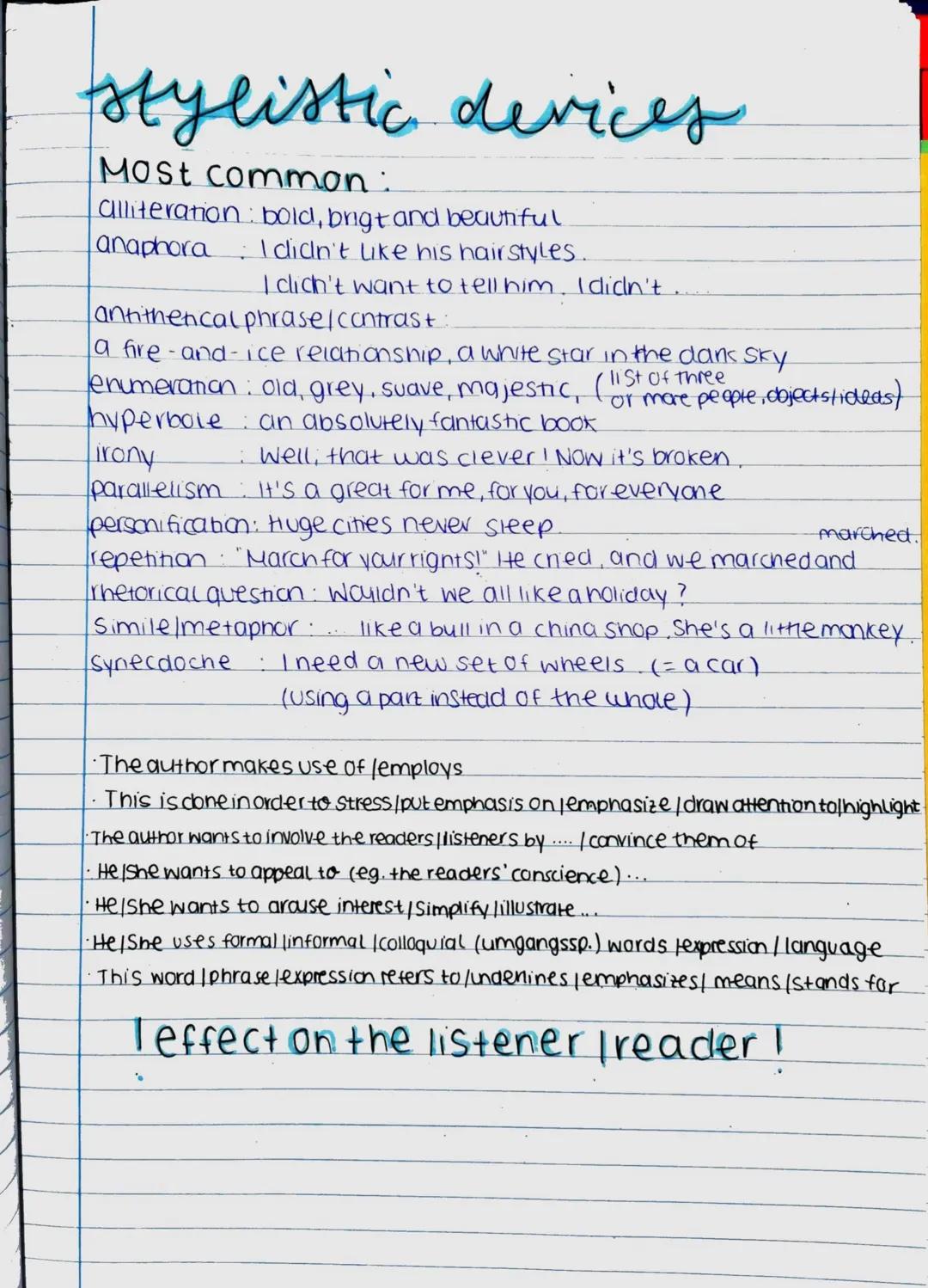 englisch
merkzettel
Aufbau Klausur, Themen
Rede
Zusammenfassung
Analyse: Deutungshypothese, stylistic devices,
line of arguments, structure 