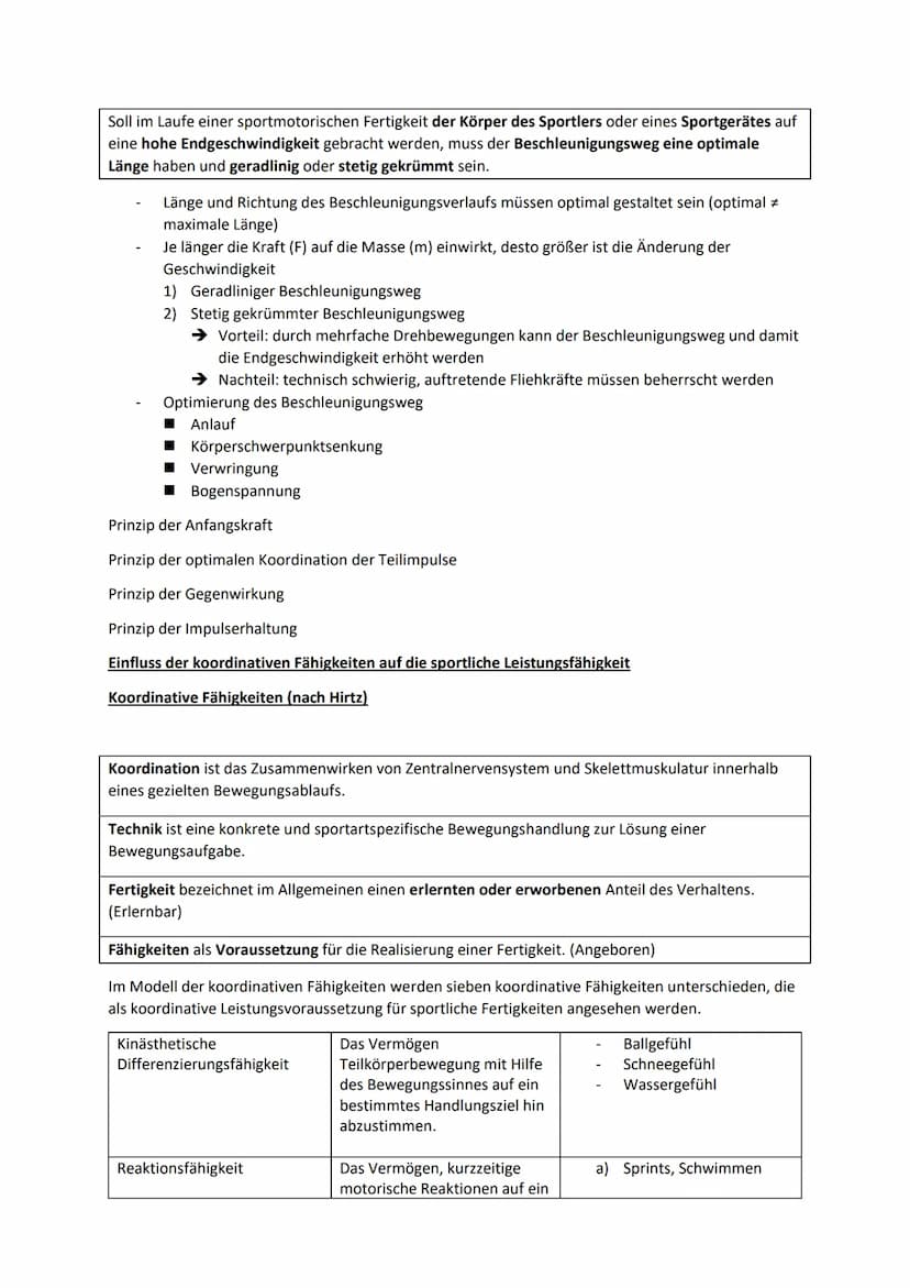 Prinzipien und Konzepte des motorischen Lernens
Methoden zur Gestaltung von Lehr- und Lernwegen
Aspekte des motorischen Lernens/(Sport) Moto