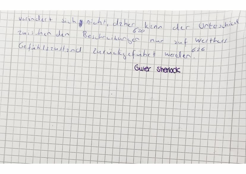 Überprüfen
1) Nennen Sie epochenspezifische Merkmale des Sturm und Drang.
Operatoren
Nennen
Analysieren
Klausur Nr. 4
2) Analysieren Sie den
