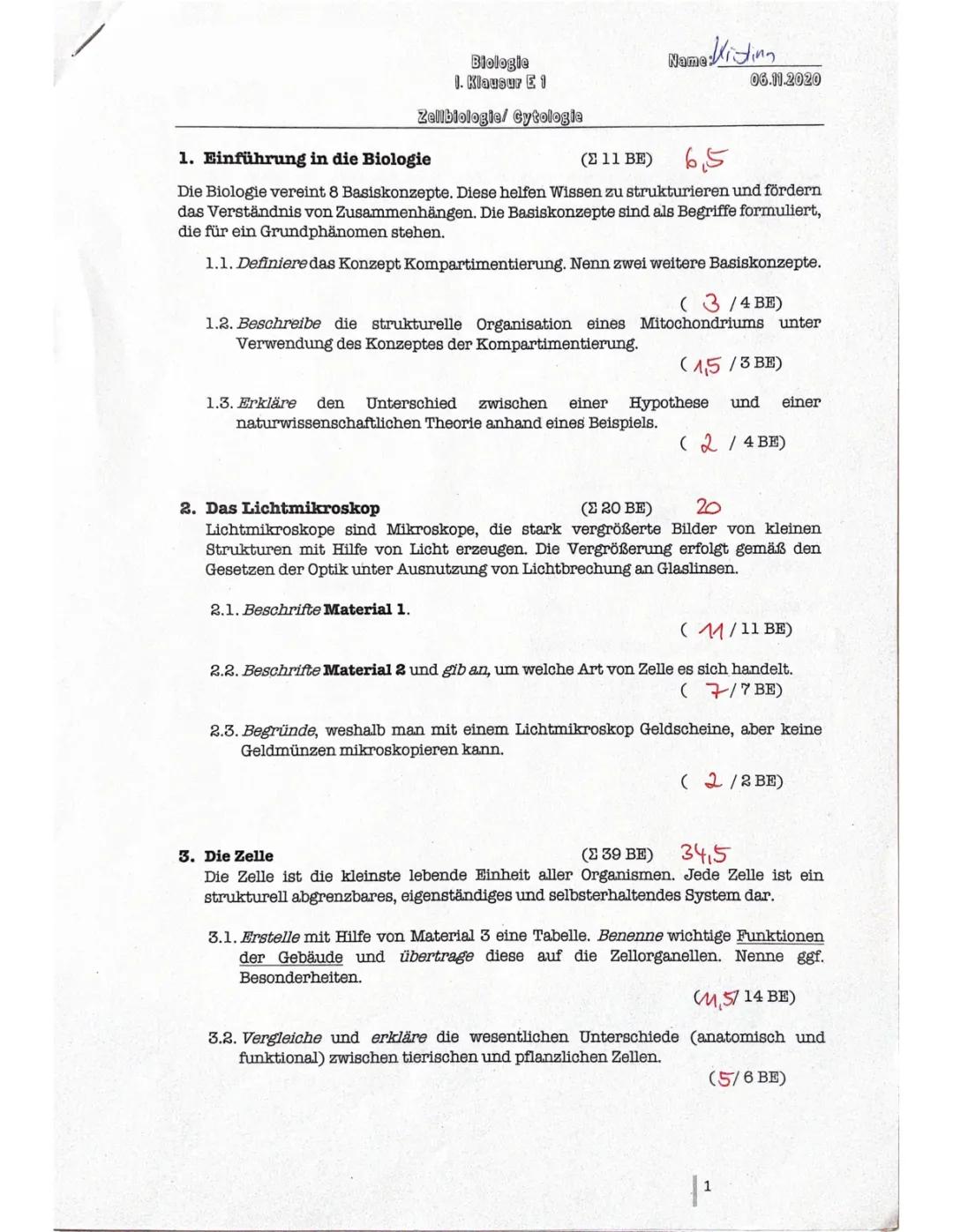  Cytologie