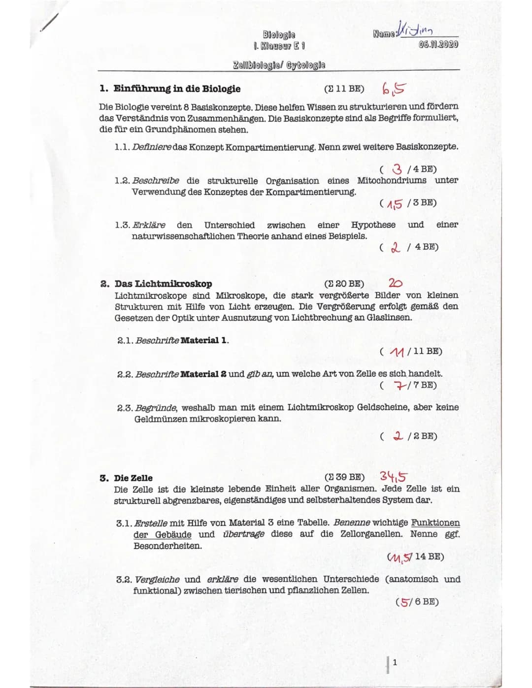  Cytologie