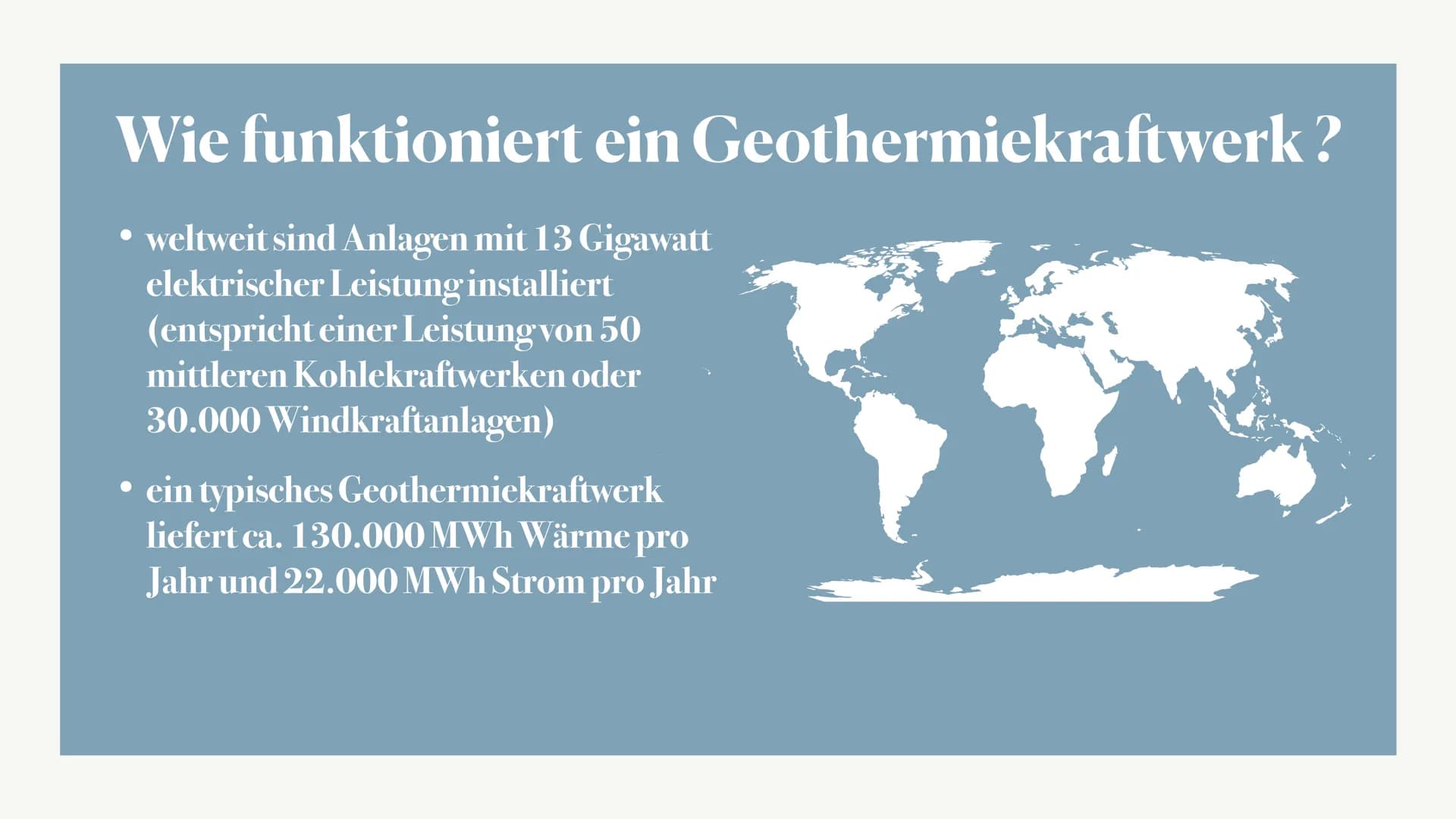Geothermiekraftwerke ●
Was ist Geothermie?
Geothermie bezeichnet die Erdwärme (die in der Erde
gespeicherte Energie, in Form von Wärme)
• zä