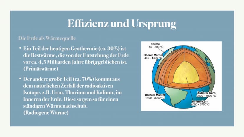 Geothermiekraftwerke ●
Was ist Geothermie?
Geothermie bezeichnet die Erdwärme (die in der Erde
gespeicherte Energie, in Form von Wärme)
• zä