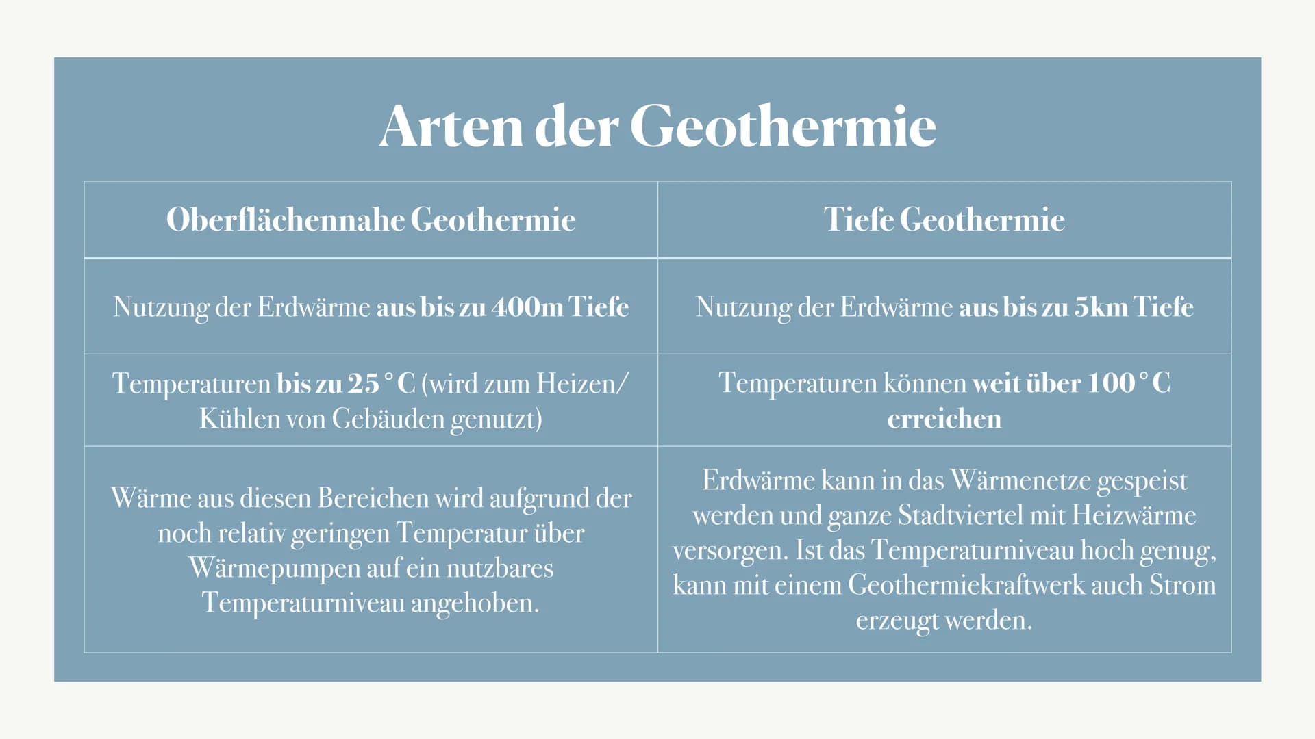 Geothermiekraftwerke ●
Was ist Geothermie?
Geothermie bezeichnet die Erdwärme (die in der Erde
gespeicherte Energie, in Form von Wärme)
• zä