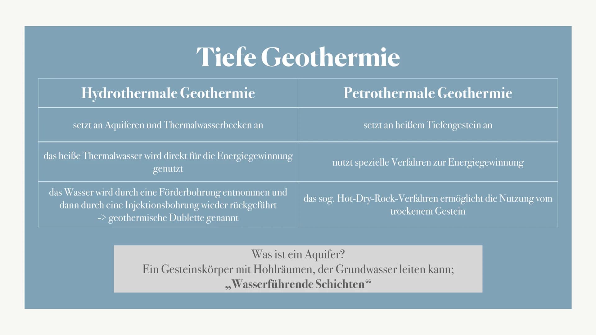 Geothermiekraftwerke ●
Was ist Geothermie?
Geothermie bezeichnet die Erdwärme (die in der Erde
gespeicherte Energie, in Form von Wärme)
• zä