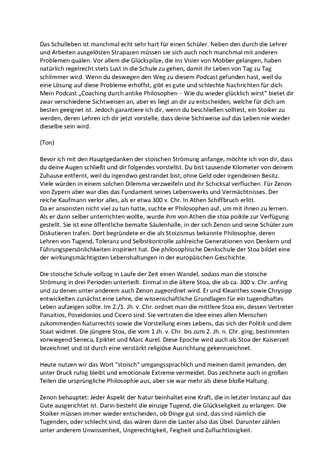 Stoische Philosophie einfach erklärt: Lebensregeln, Weisheiten & Berühmte Zitate