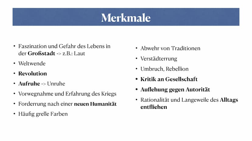 Expressionismus ●
●
●
●
●
Inhaltsverzeichnis
Historischer Hintergrund
Expressionismus Zeitabschnitte
Merkmale
Themen und Motive
Autoren und 
