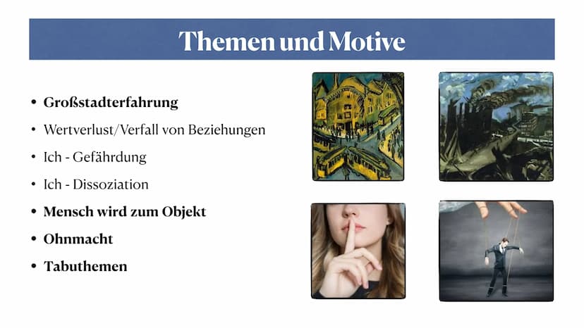 Expressionismus ●
●
●
●
●
Inhaltsverzeichnis
Historischer Hintergrund
Expressionismus Zeitabschnitte
Merkmale
Themen und Motive
Autoren und 