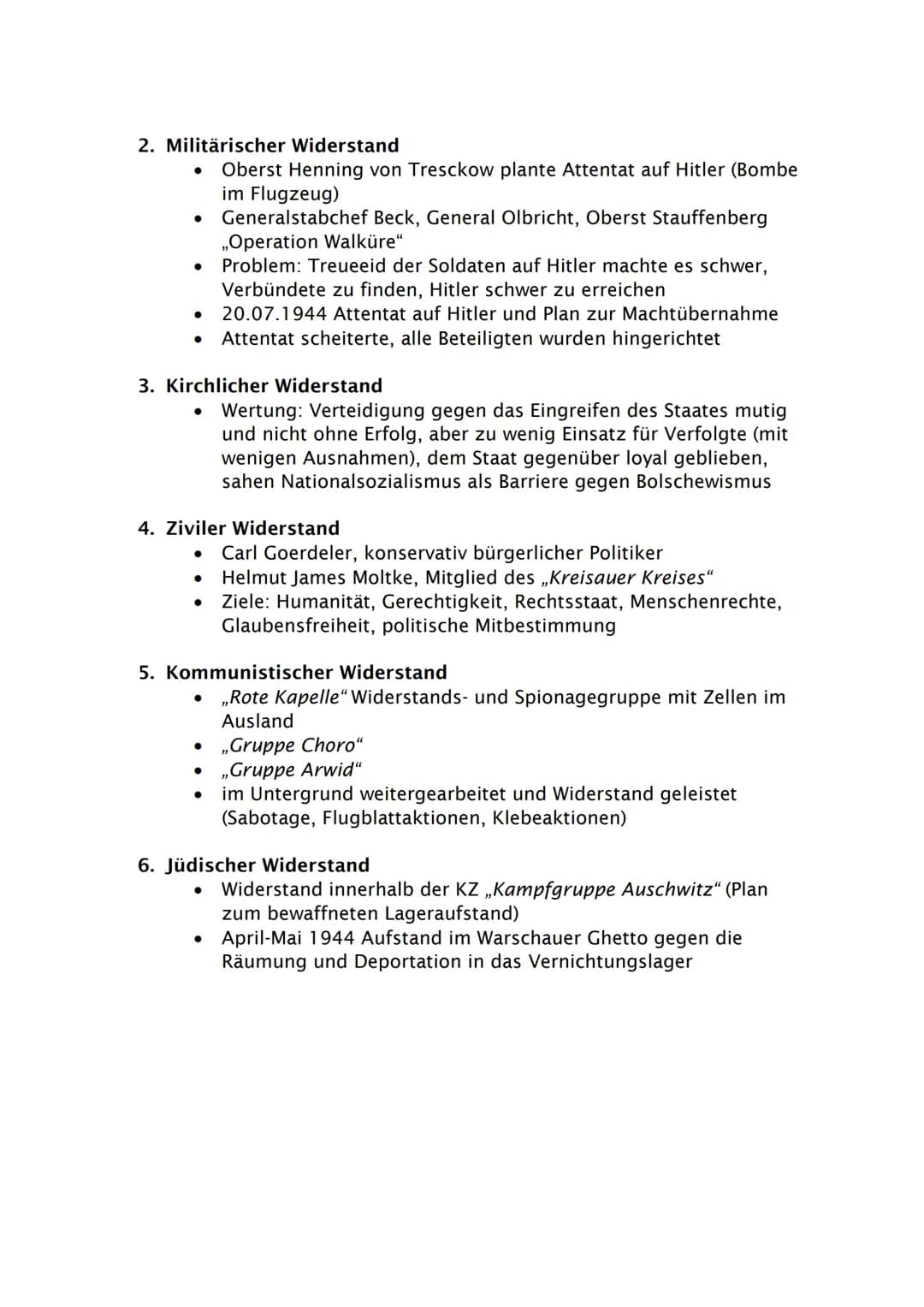 Definition Widerstand (geschichts- und sozialwissenschaftlich)
Widerstand ist eine aktive Auflehnung gegen ein unrechtmäßig, diktatorisch
un