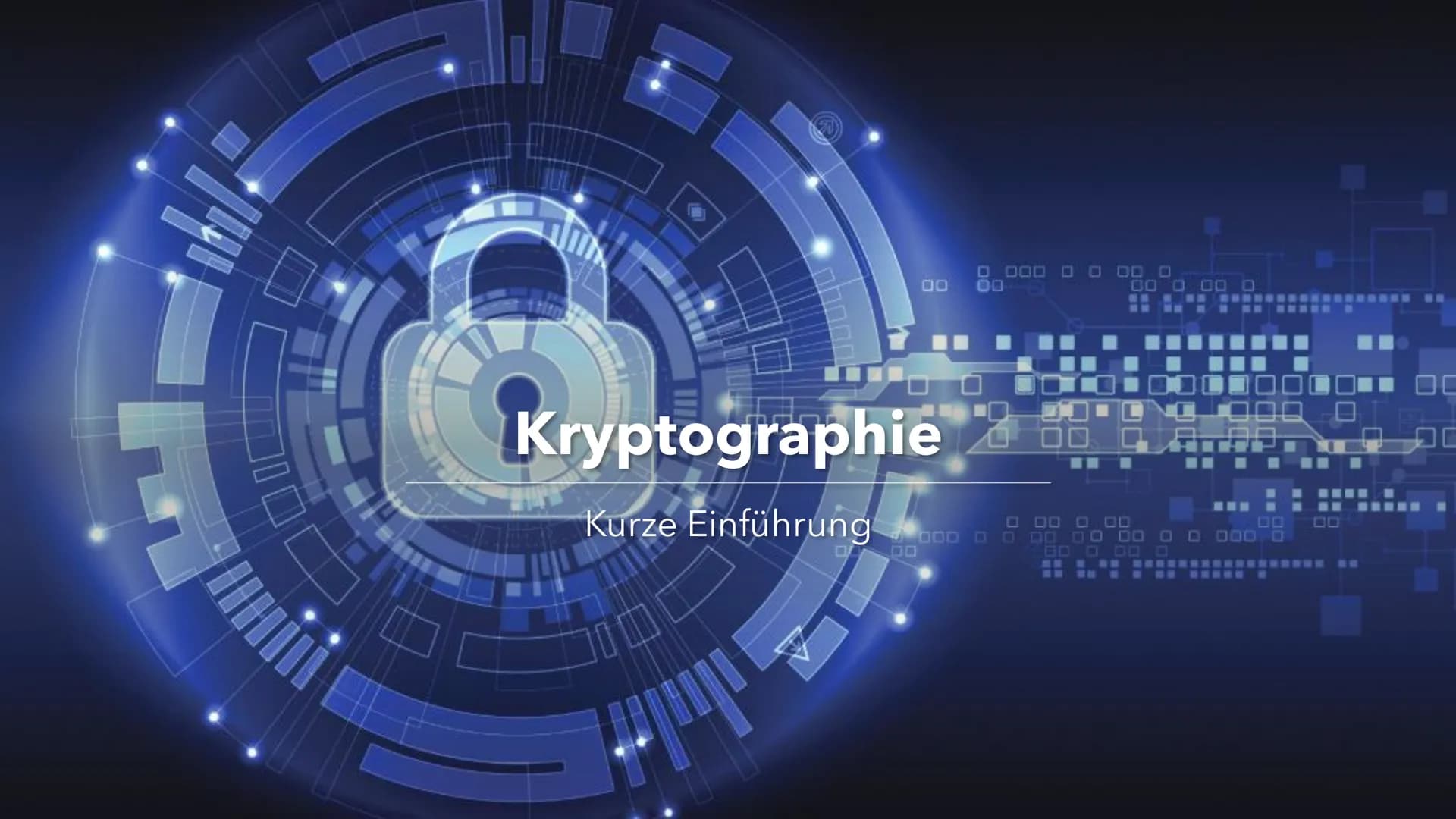 Kryptographie
Kurze Einführung
1.44
00
00 00
0 000 00 00 O
00
000 0 0
000 00 0
00 0 00
0 00 00 0 □ 000 0
80
■ ‒‒‒‒
00
00 Was ist Kryptograph