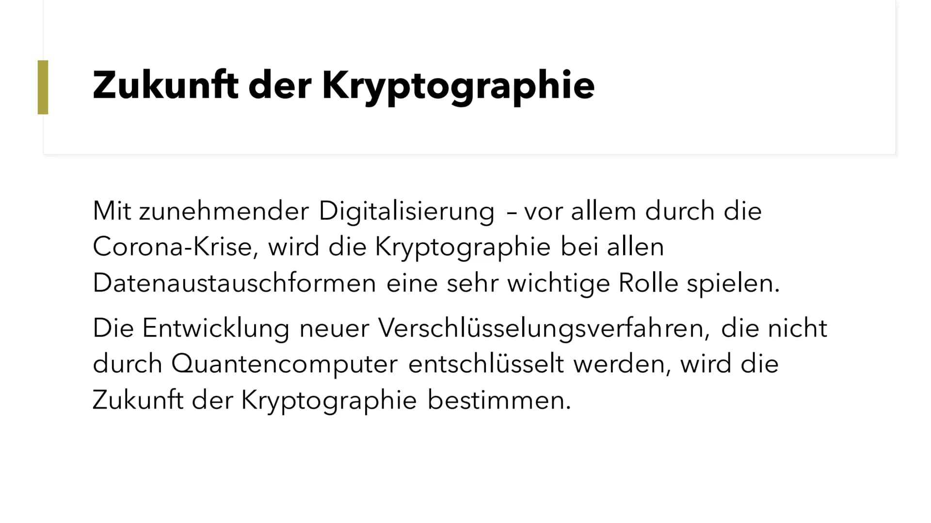 Kryptographie
Kurze Einführung
1.44
00
00 00
0 000 00 00 O
00
000 0 0
000 00 0
00 0 00
0 00 00 0 □ 000 0
80
■ ‒‒‒‒
00
00 Was ist Kryptograph