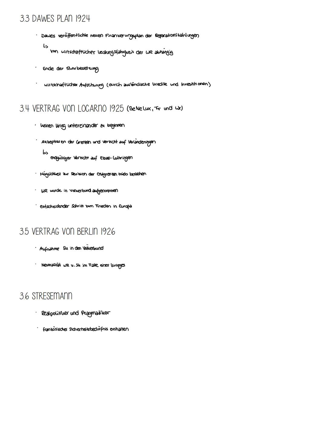 # Geschichte Lernzettel Q2 Nr.2

1. Die Belastungen der Anfangsjahre

II BESTIMMUNGEN VERSAILLER VERTRAG

*   finanziell und wirtschaftlich: